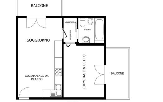 Rif. 1537 Pieve Emanuele Via Achille Grandi – Località Fizzonasco 65 –